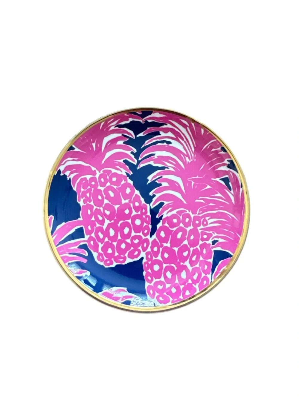 Lily Pulitzer Ceramic Coasters Set of 4 Pink Blue Preppy Coastal Grandma New